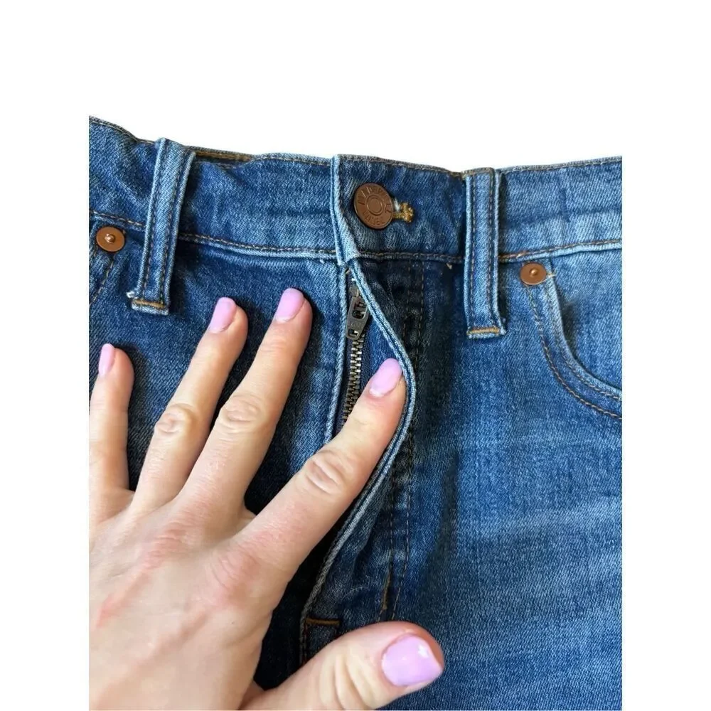 Madewell High Rise Denim Shorts 29 Cut‎ Off Blue